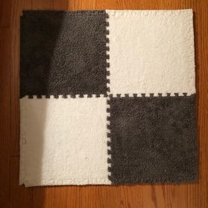 Children Play Mat, FOME 20 Tiles with Borders Fuzzy Mat